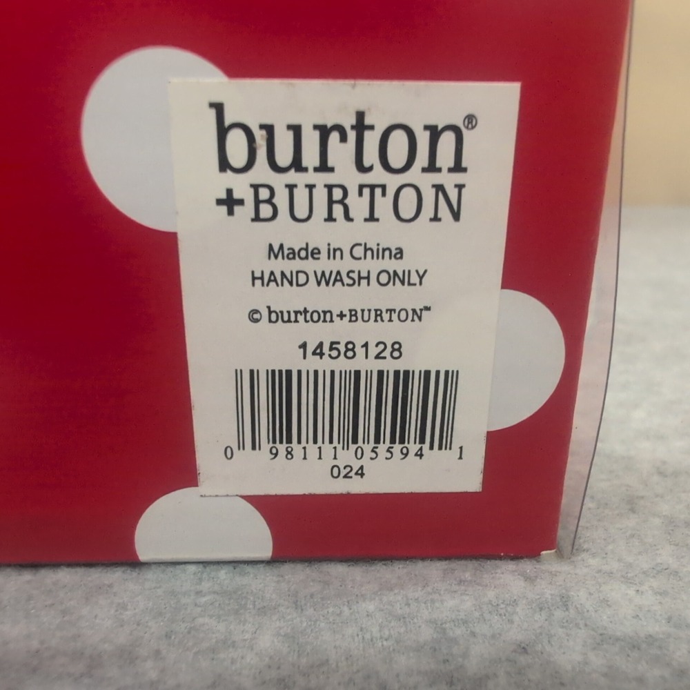 burton + BURTON Christmas Holiday‎ Cheese Board and Spreader Set Red Green White - Picture 3 of 4